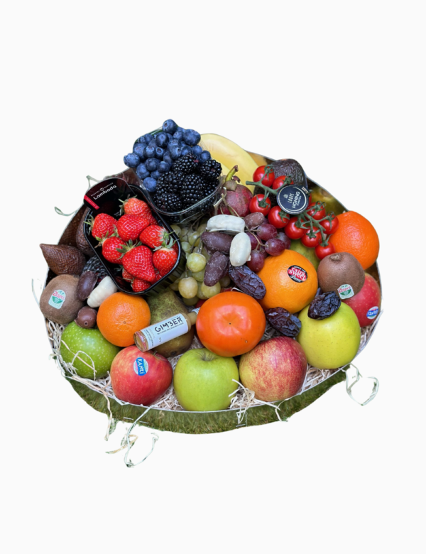 Fruitmand   Verwen kado 47 stuks €75