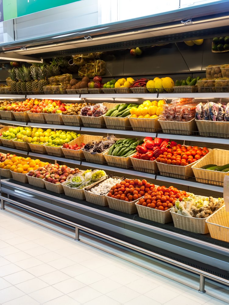 Fruits,And,Vegetables,Shelf,In,Supermarket